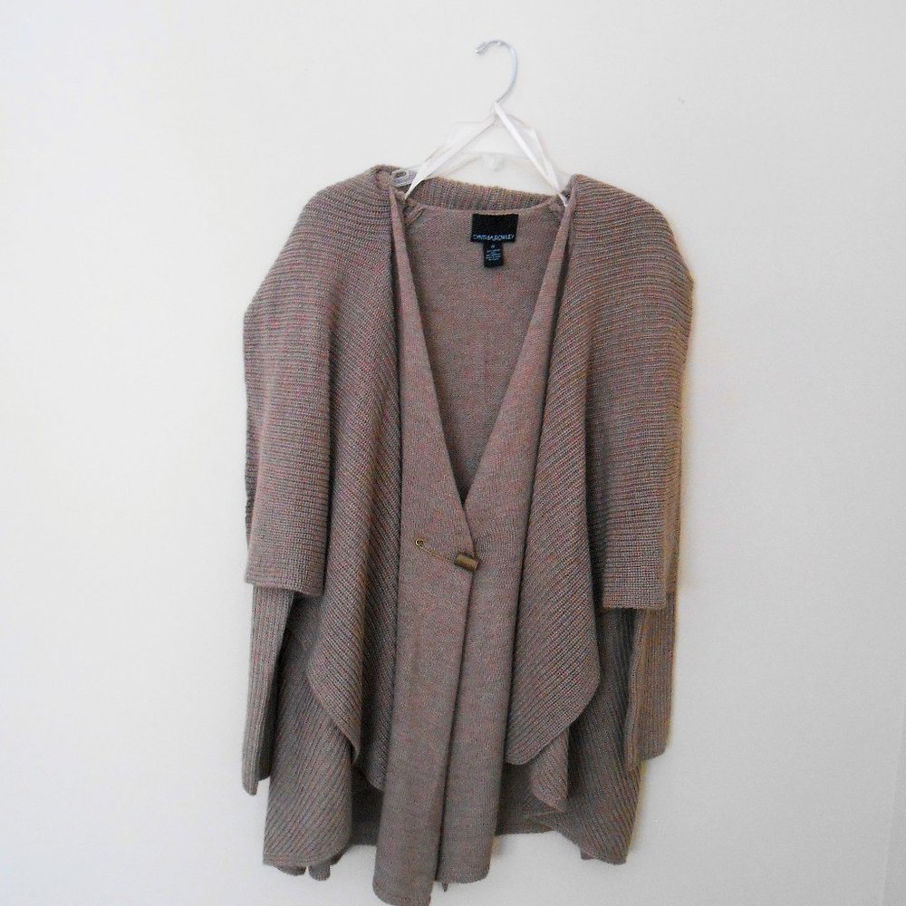 Cynthia Rowley size medium tan sweater.